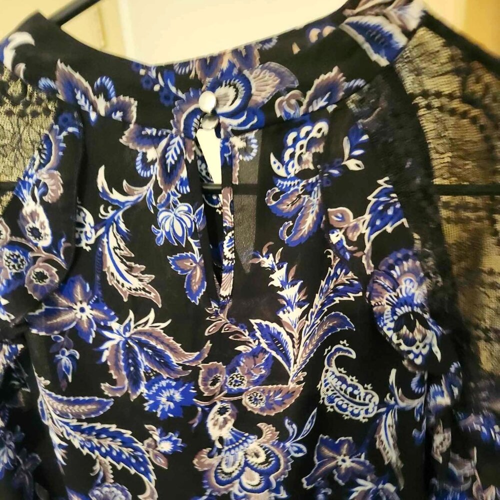 Blue and Black